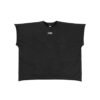 Raw Edge Boxy Non-Shrink T-Shirt