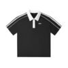 Contrast Collar Short-Sleeve Polo Shirt