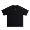 Oversized Contrast-Stitched Cotton Tee