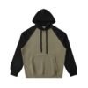 Color-Block Raglan Sleeve Hoodie