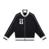 Color Block Raglan Sleeve Zip Track Jacket